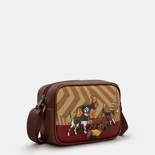 New Disguise Dog Walk Crossbody Bag BROWN YB263 DW 2