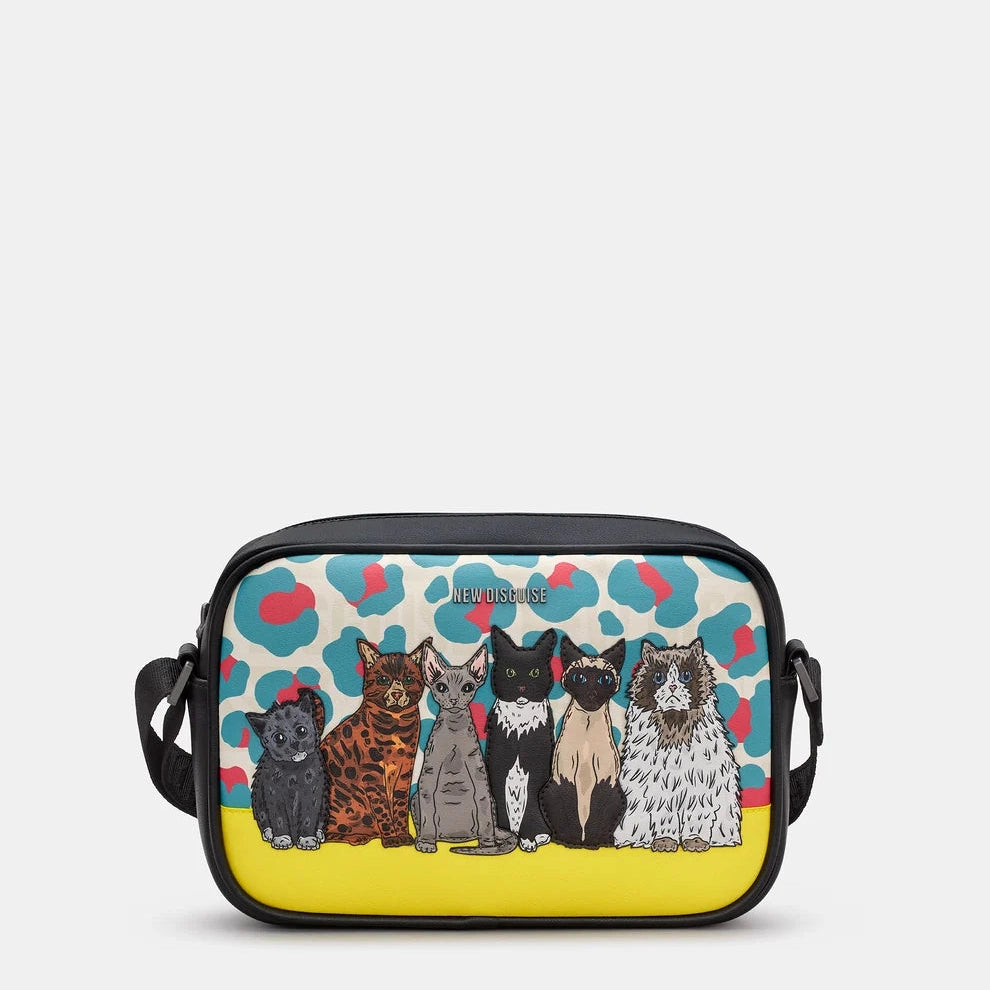 New Disguise Cat Club Crossbody Bag BLACK YB263 PRTCT 1
