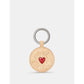 Yoshi Jammie Dodger Leather Keyring CREAM YKRJMD