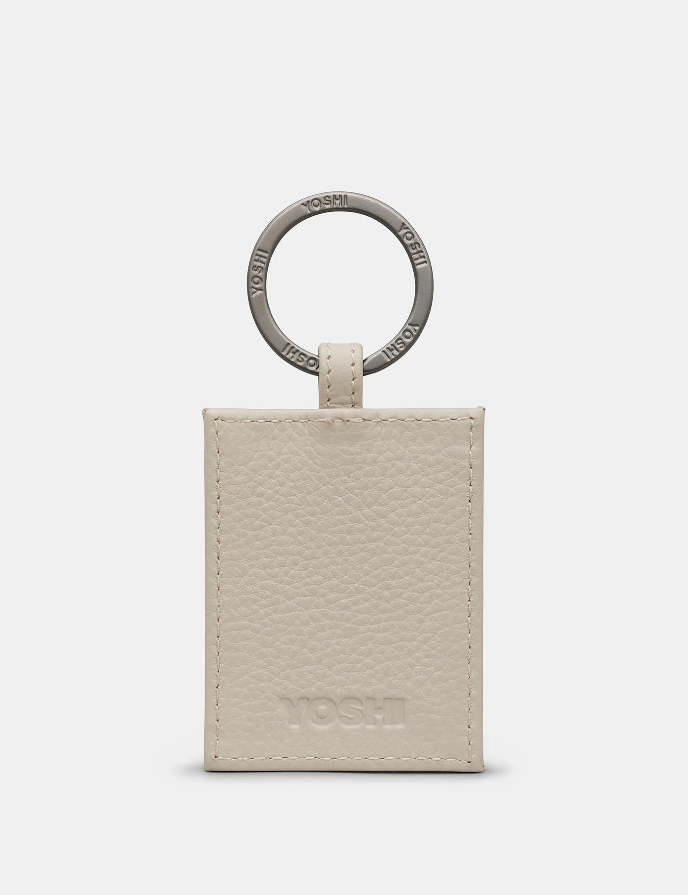 Yoshi Jane Austen Keyring GREY Leather YKR LBR JA46