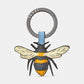 Yoshi Bee Happy Keyring BLACK Leather YKR BEE21