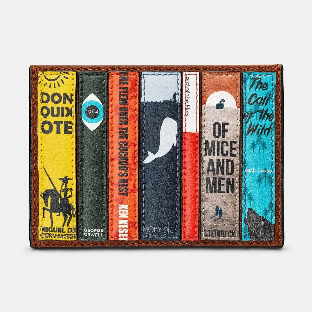 Yoshi Bookworm Slim Brown Leather Cardholder Y1218LBR8