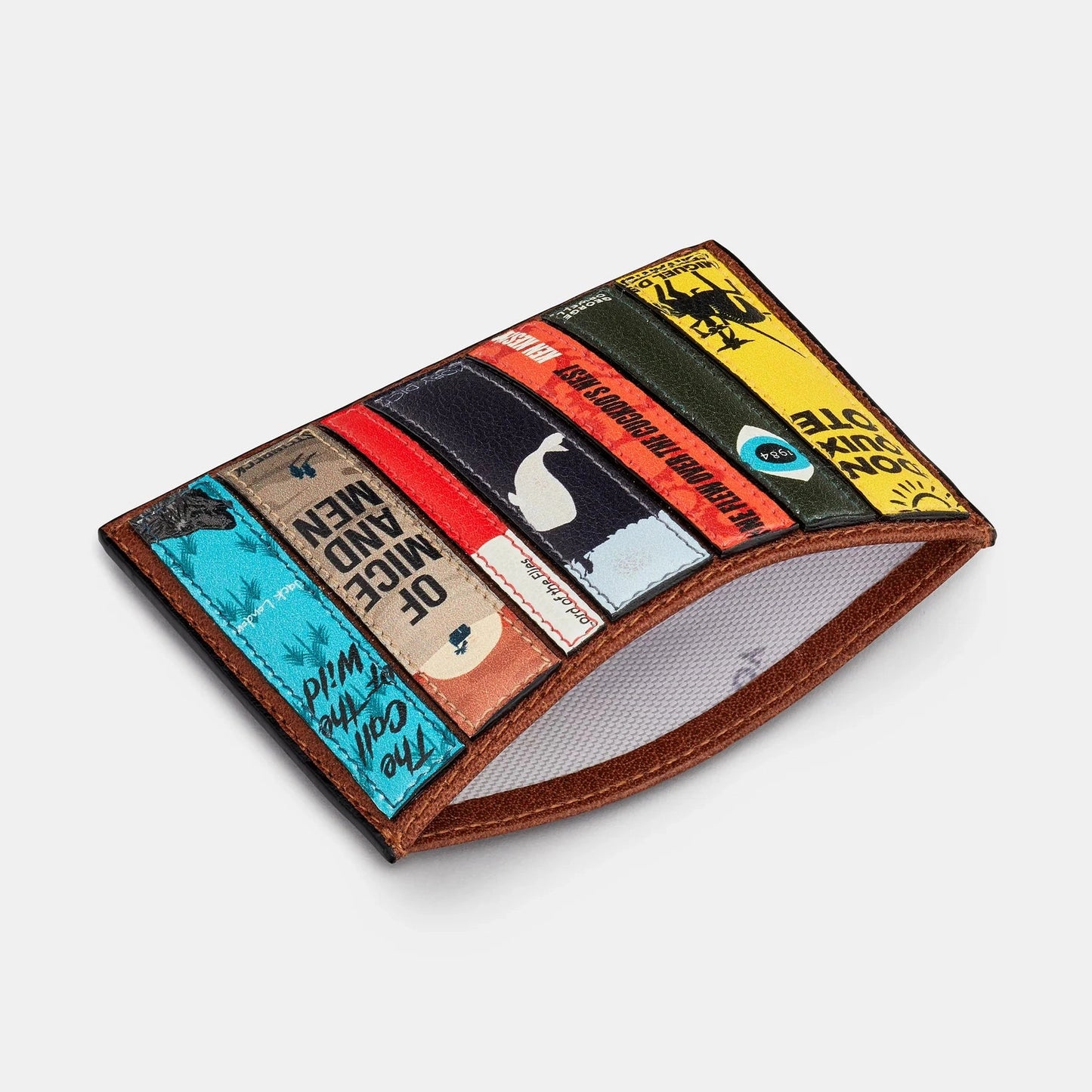 Yoshi Bookworm Slim Brown Leather Cardholder Y1218LBR8