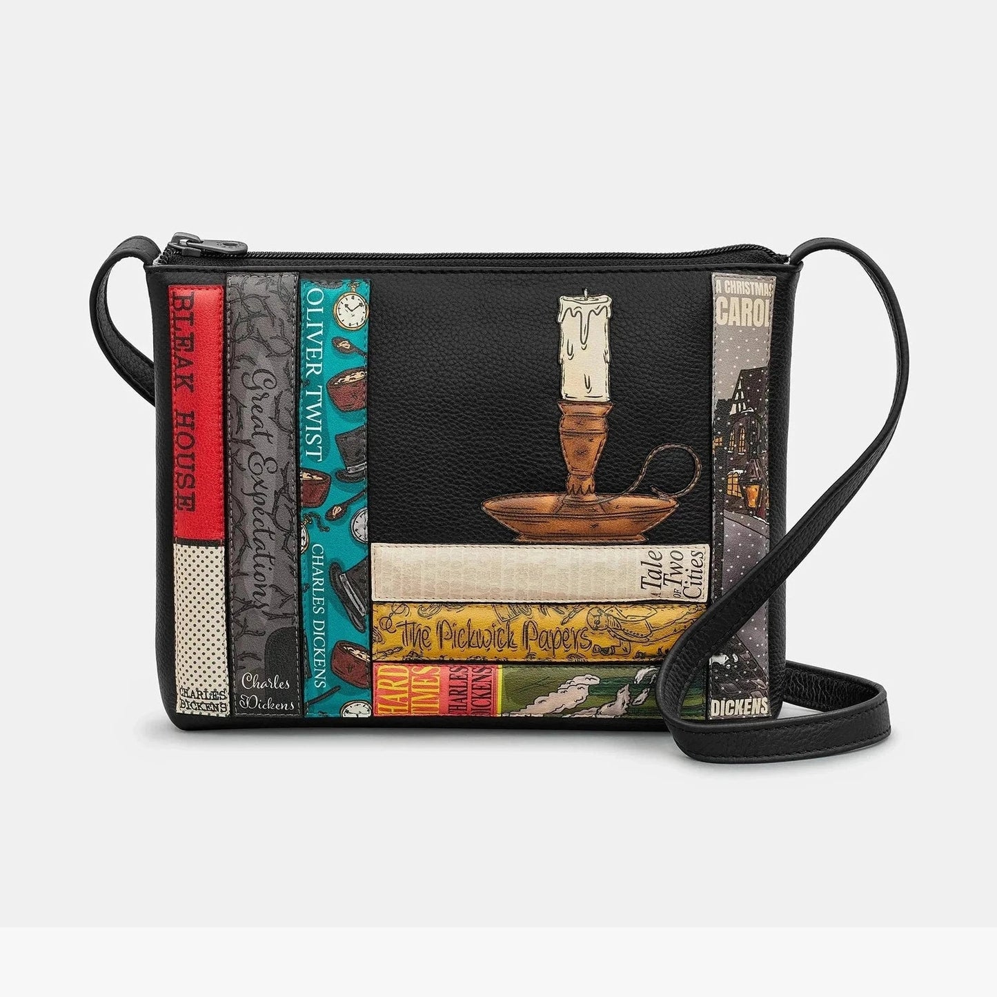 Yoshi Dickens Bookworm Leather Cross Body Bag
