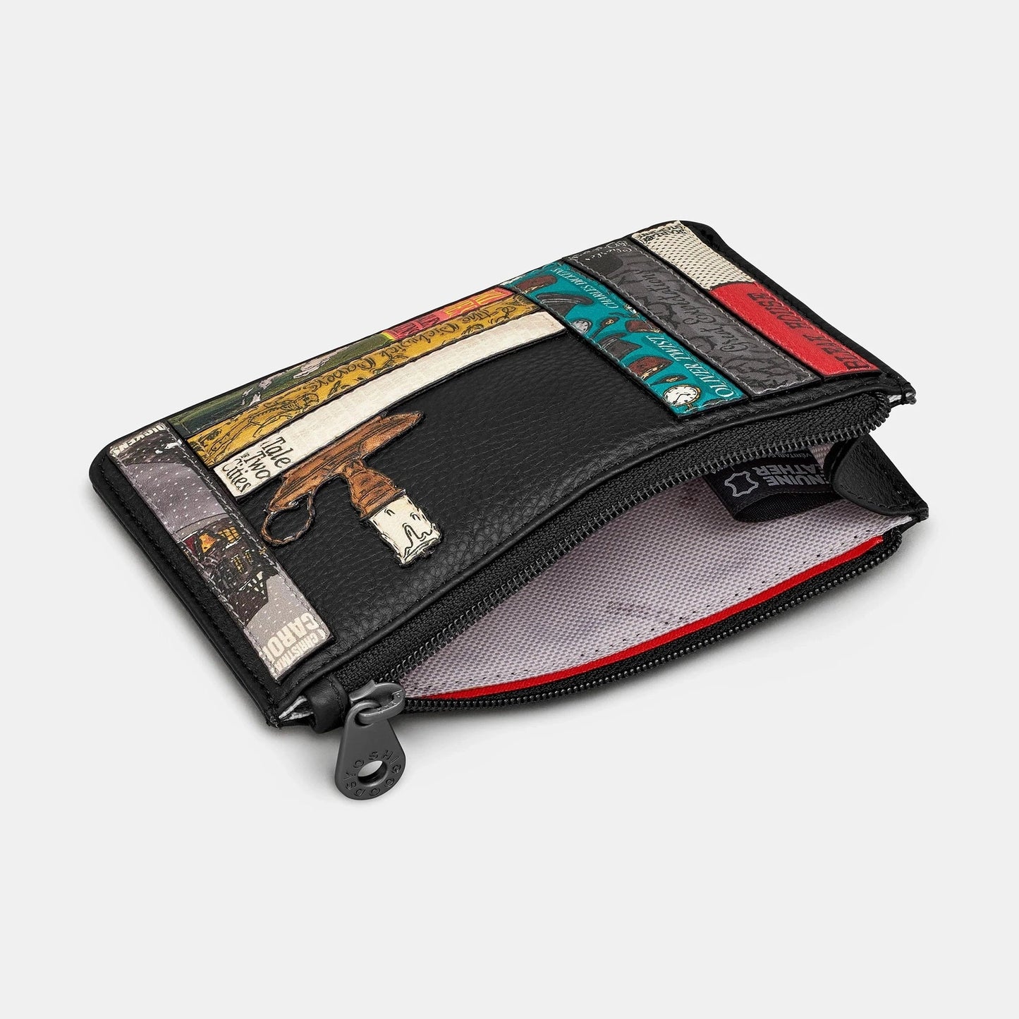 Yoshi Dickens Bookworm Purse BLACK Y1321 LBR CD1