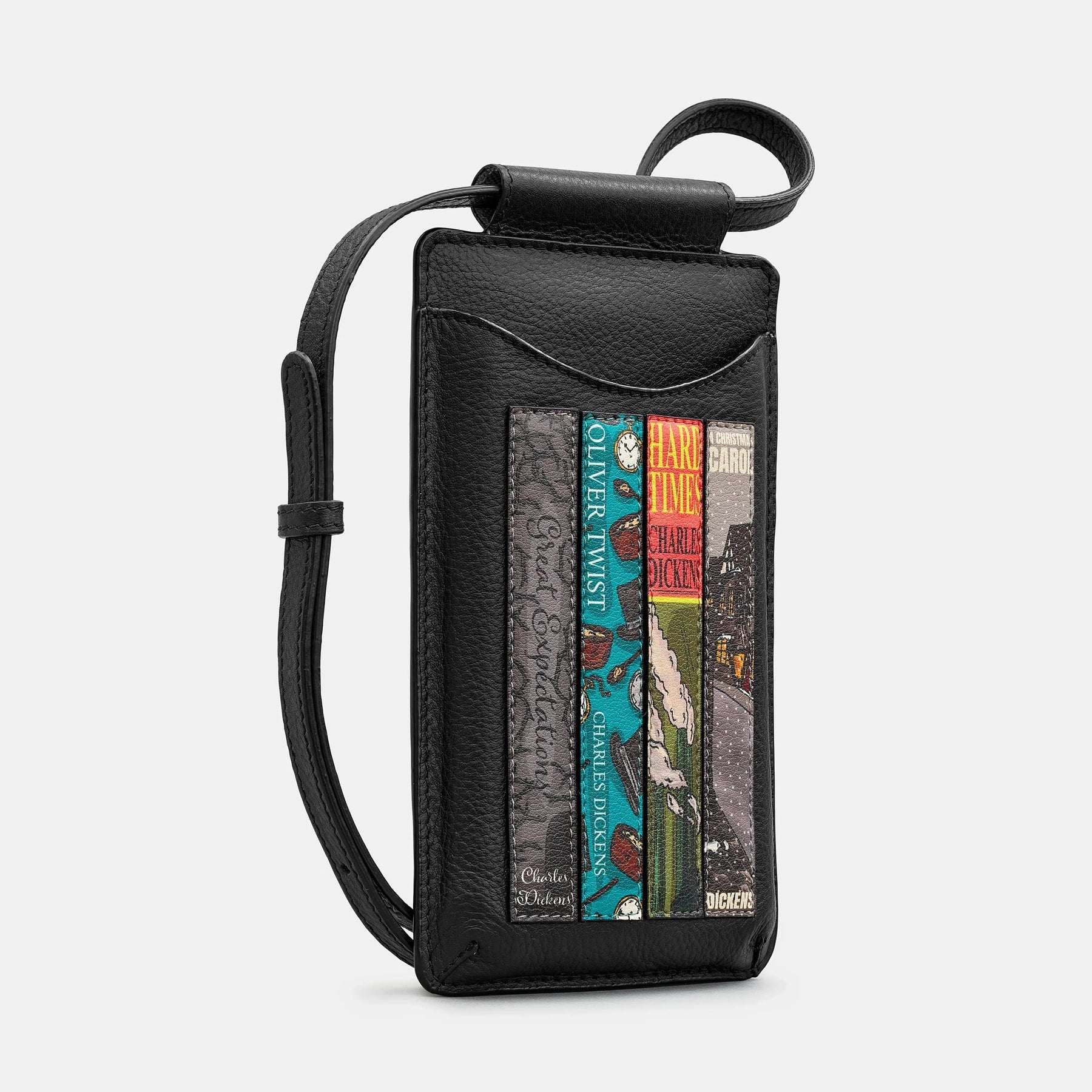 Yoshi Dickens Bookworm Soft Leather Phonecase BLACK Y6701LBR CD1