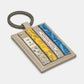 Yoshi Jane Austen Keyring GREY Leather YKR LBR JA46