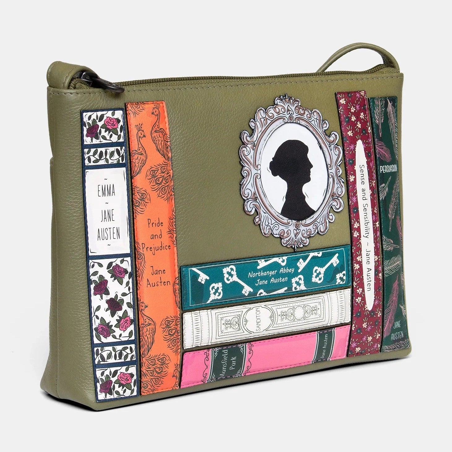 Yoshi Jane Austin Crossbody Handbag OLIVE YB214 LBR JA 6