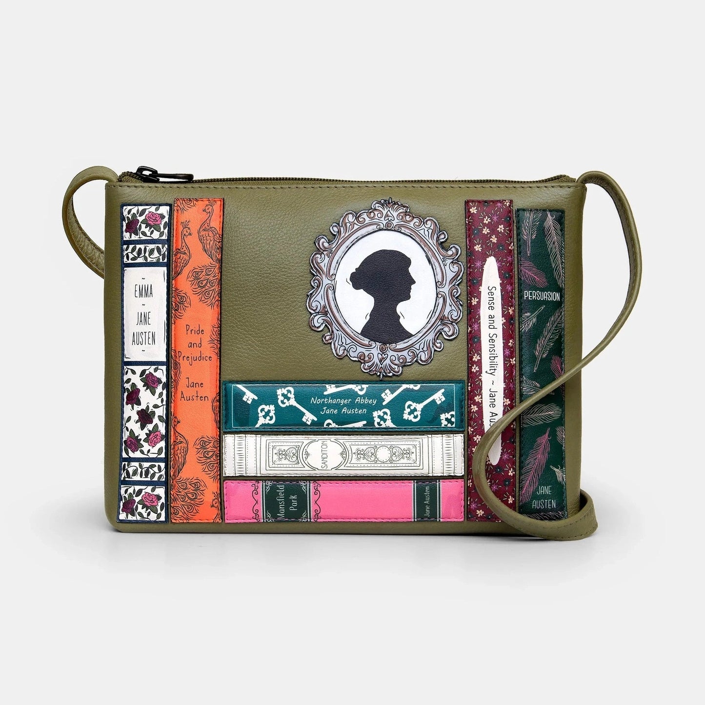 Yoshi Jane Austin Crossbody Handbag OLIVE YB214 LBR JA 6
