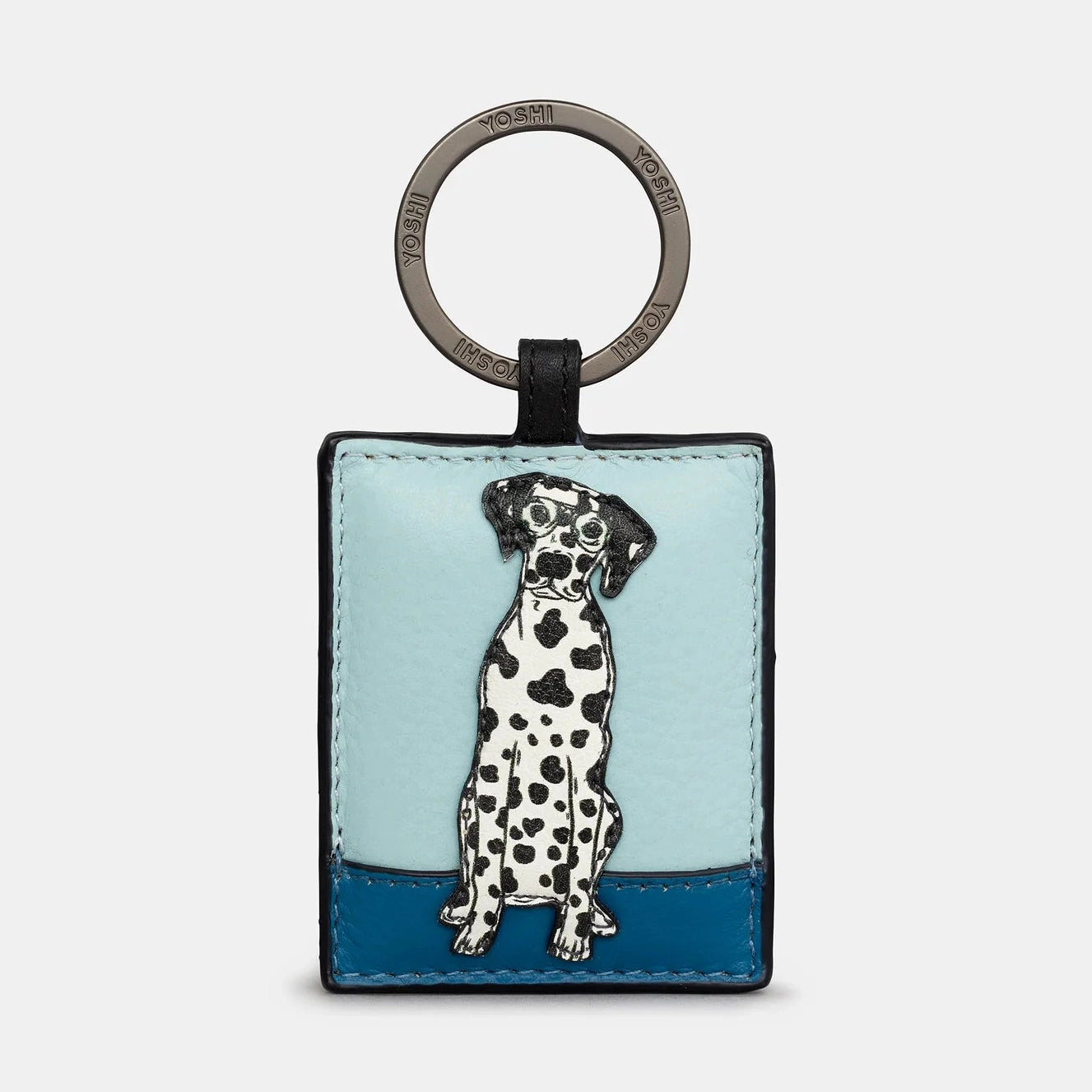 Yoshi Party Dogs Keyring Dalmatian BLACK Leather YKR PRTDG 1C