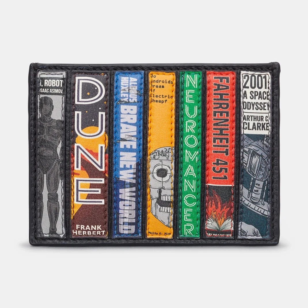 Yoshi Sci Fi Cardholder BLACK Leather Y1218LBRSF1