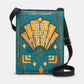 Yoshi The Great Gatsby Vegan Leather Cross Body Book Bag