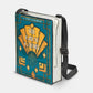 Yoshi The Great Gatsby Vegan Leather Cross Body Book Bag