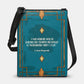 Yoshi The Great Gatsby Vegan Leather Cross Body Book Bag