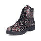 Rieker Ladies Boot Z2841 Metallic Print Ankle boot BLACK MULTI Z2841-90