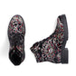 Rieker Ladies Boot Z2841 Metallic Print Ankle boot BLACK MULTI Z2841-90