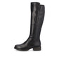 Rieker Z9591-01 Black Riding Style long leg Boots