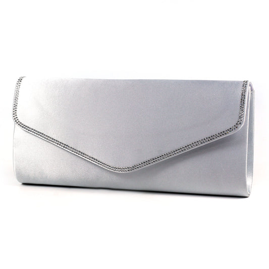 Lunar Tatiana Occasion wear Matching Bag SILVER ZLR063SL