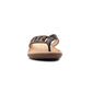 Lunar Toe-post mule sandal Abigail JLH565 BLACK