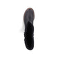 Rieker 72694 BLACK Long Leg Cleated Sole Lined Zip Boot 72694-00