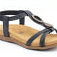 Heavenly Feet Alison Sandal BLACK