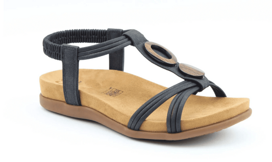 Heavenly Feet Alison Sandal BLACK