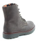 Heavenly Feet Justina BARK 8 Eyelet Lace Up Boot With Zip