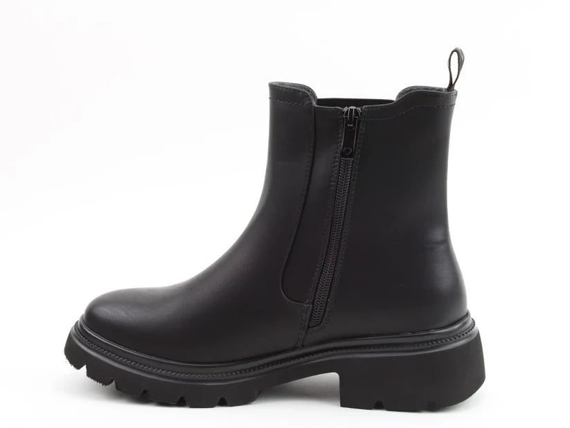 Heavenly Feet Zeta BLACK Litesole Chelsea Boot with Zip