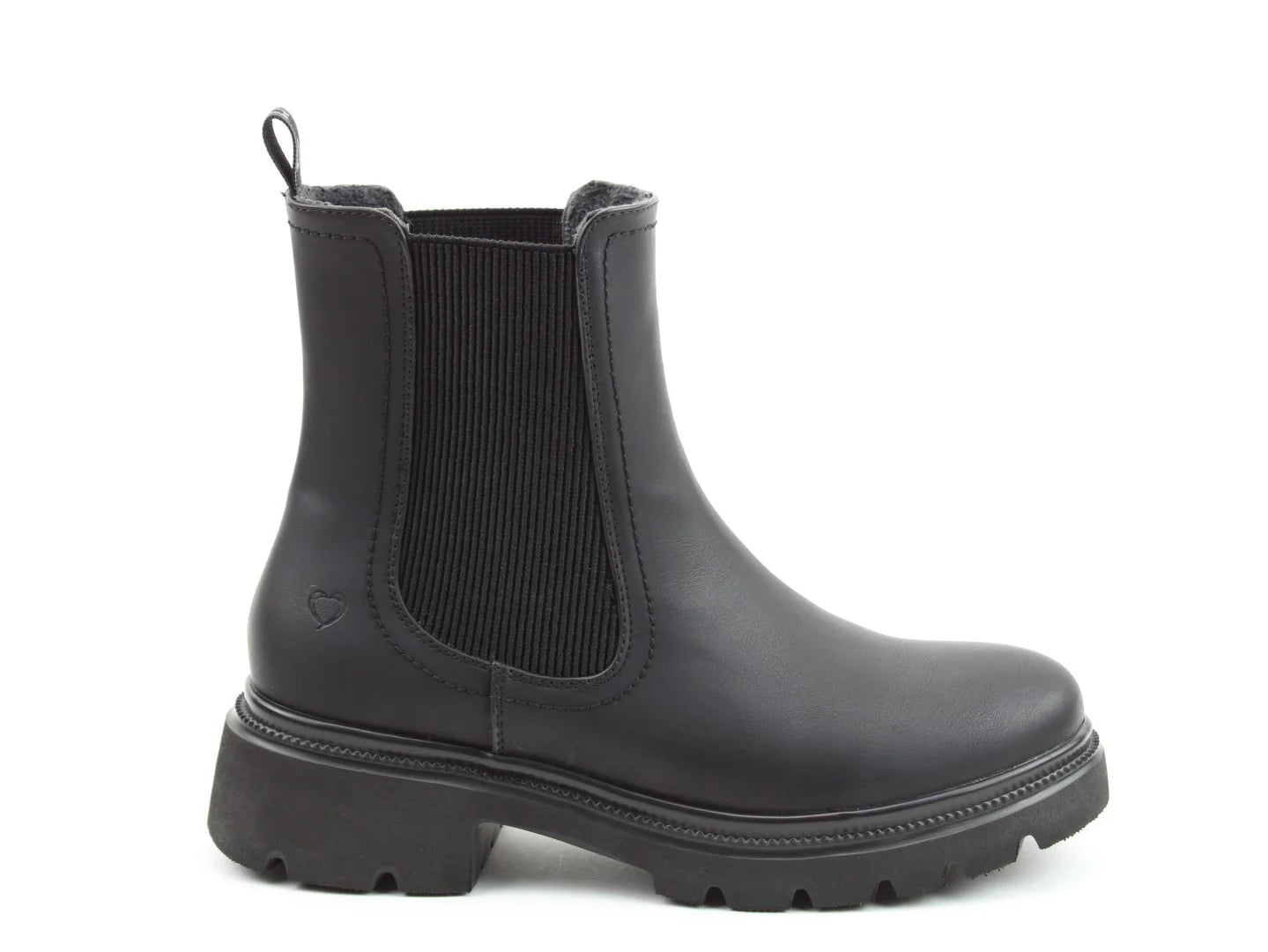 Heavenly Feet Zeta BLACK Litesole Chelsea Boot with Zip
