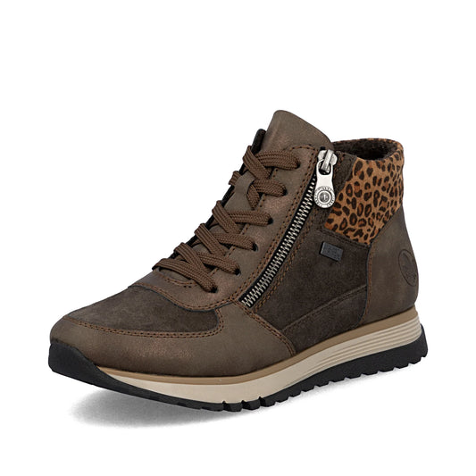 Rieker 49040 BROWN Trainer Style Ankle Boot 49040-24