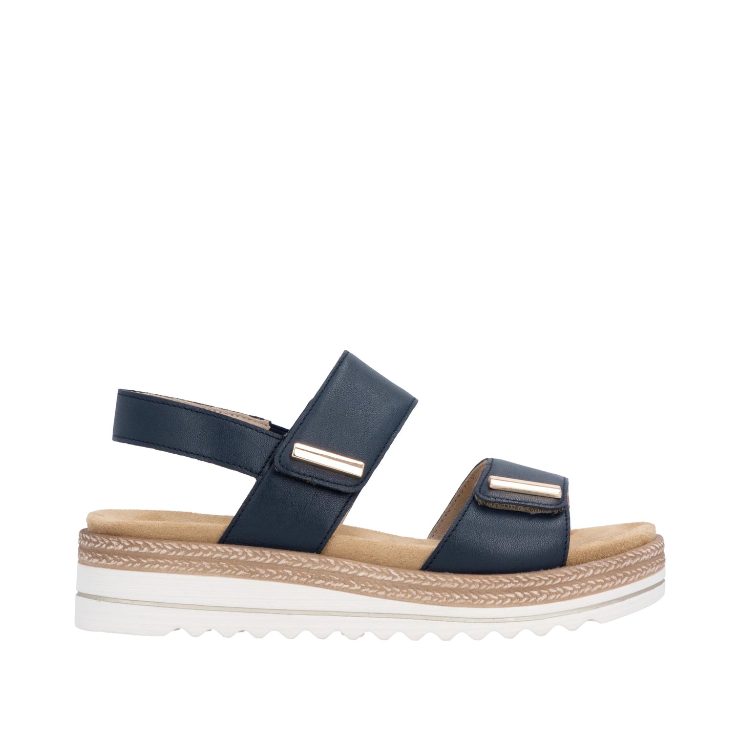 Remonte NAVY Twin Strap Touch Fastening Sandal D0Q59-14