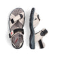 Rieker 68851 OFF WHITE Adjustable strap walking Sandal 68851-80