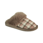 Jo & Joe Ballyclare BROWN Slipper with Fur Cuff and Fleecy Lining