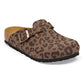 Birkenstock Boston Clog Mocca Leopard Print 1032553