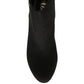 Lotus Andrea Black Mid Heel Ankle Boot.