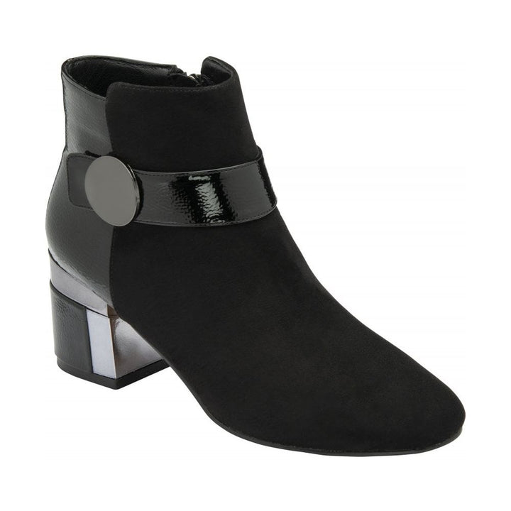 Lotus Boot Kirsty Classic Smart Heeled Ankle Boots ULB419BB00 BLACK A.G. Meek