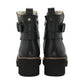 Lotus Emberlynn BLACK Soft Leather Wedge Ankle Boot