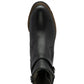 Lotus Emberlynn BLACK Soft Leather Wedge Ankle Boot