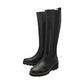Lotus Wrenley BLACK Soft Leather Wedge Long Boot