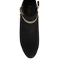 Lotus Tina BLACK Block Heel Dress Boot ULB457