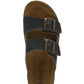 Lotus Trento BLACK Slip On Mule Sandal ULP376
