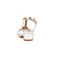 Lunar Blaze Block Heel Silver Dress  Occasion Sandal