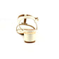 Lunar Occasion Sandal Blaze WHITE PATENT Low Heel Dress sandal