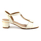 Lunar Occasion Sandal Blaze WHITE PATENT Low Heel Dress sandal