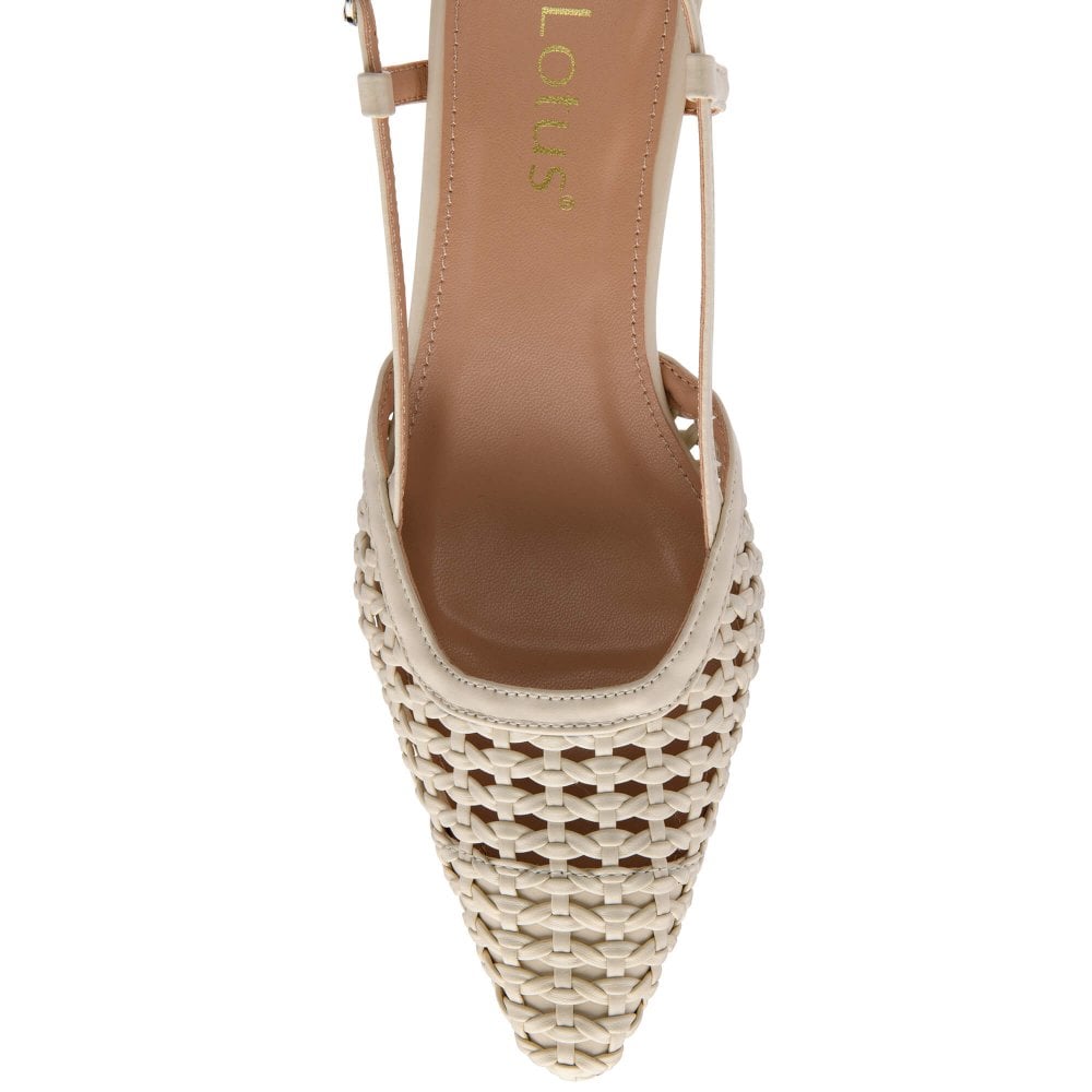 Lotus Livia BONE Slingback Occasion Shoe ULS659