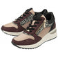 Lotus Moore BORDO / Pink Fashion Trainer with Laces And Zip