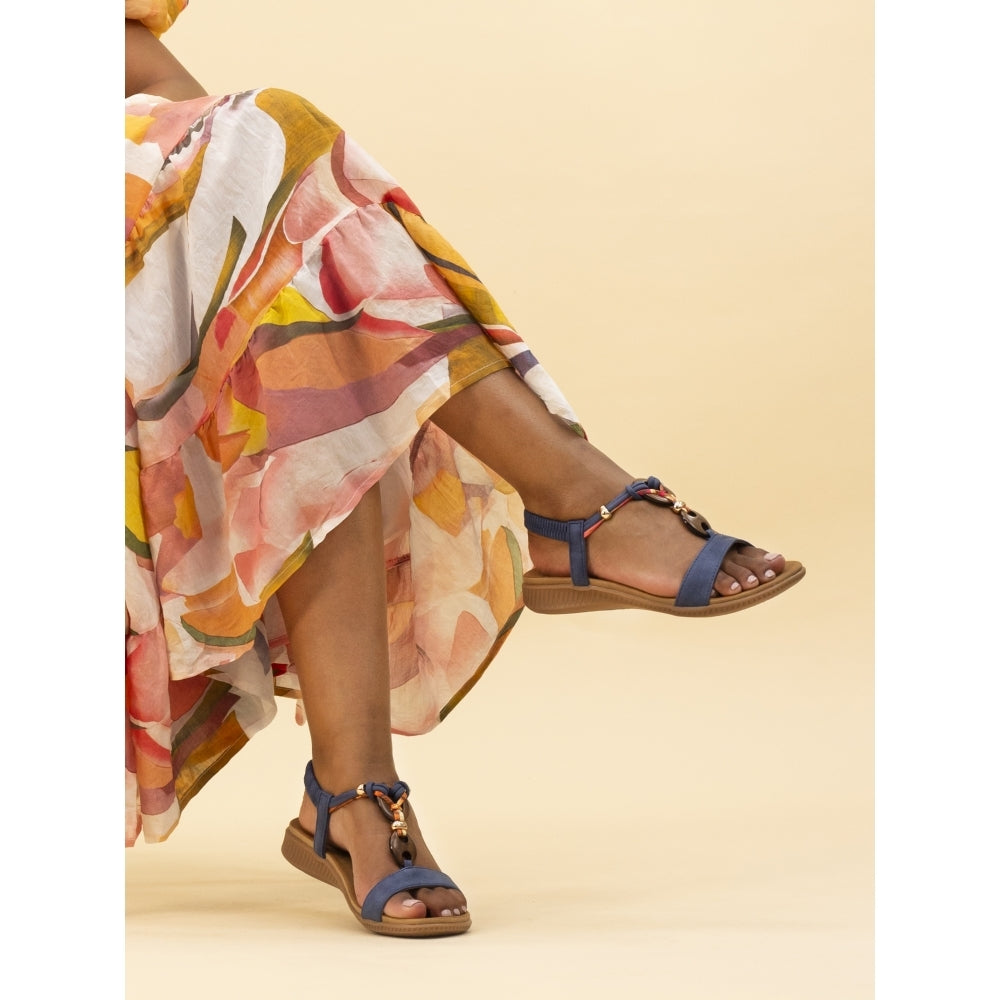 Lunar Brava Comfort Sandal JLH475 BLUE