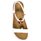 Lunar Brava Comfort Sandal JLH475 WHITE
