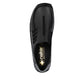 Rieker L1777 BLACK Soft Leather Lightweight Slip On Shoe L1777-00