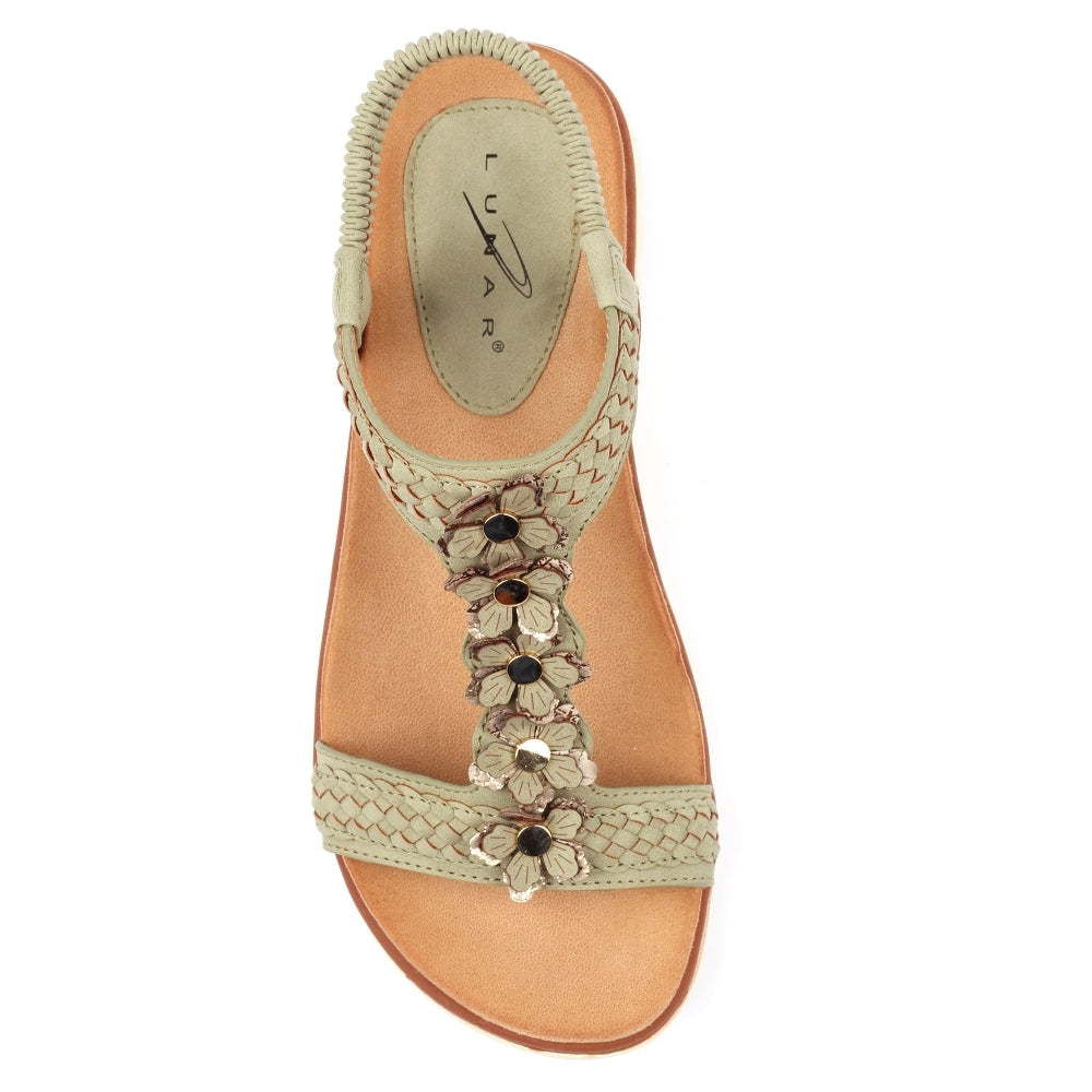 Lunar Sandal Clementine JLH575GN GREEN
